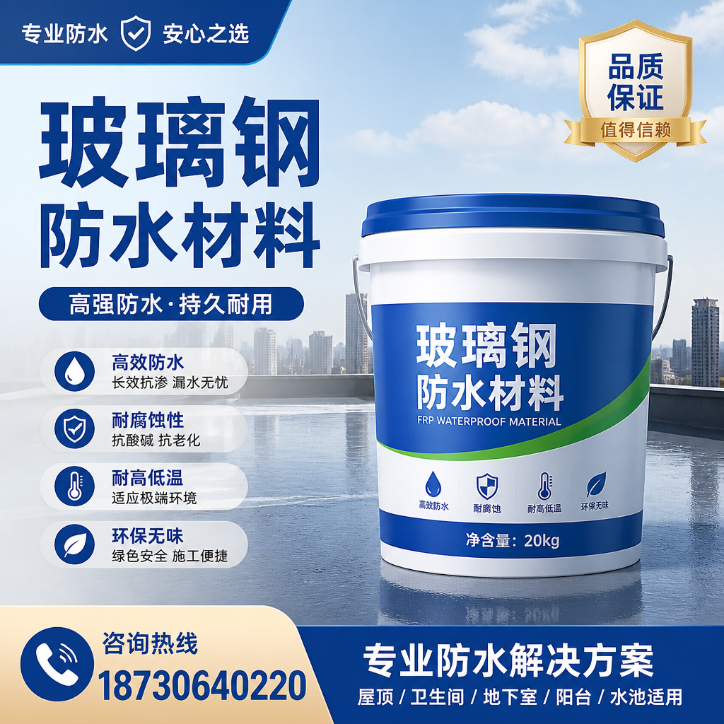 了解玻璃钢防水材料的市场趋势,张掖 企业不可不知